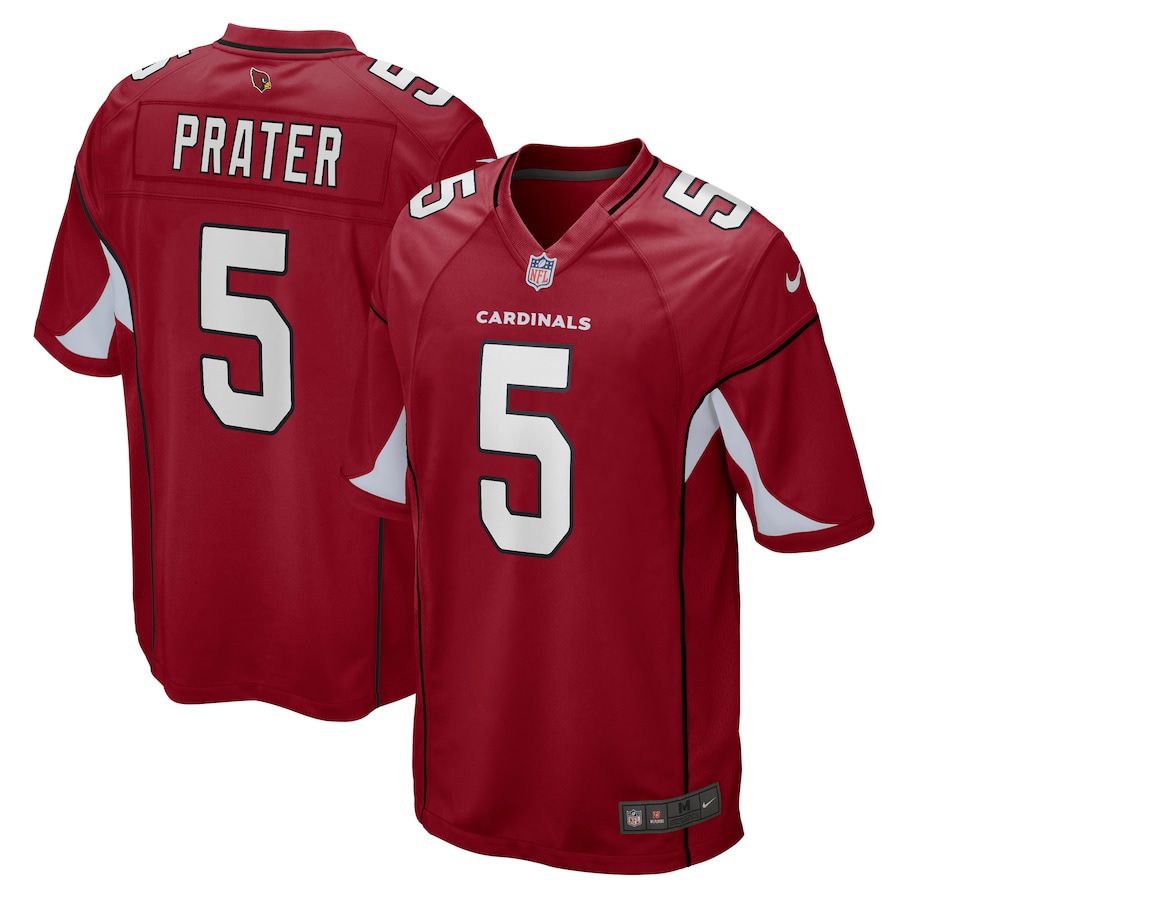 Men Arizona Cardinals #5 Matt Prater Nike Cardinal Game NFL Jersey->arizona cardinals->NFL Jersey